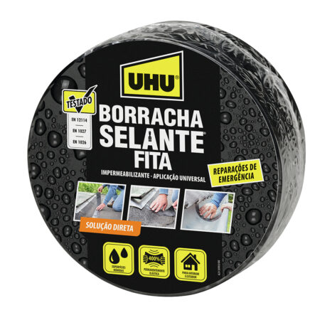 UHU FITA BORRACHA SELANTE 7,5CM X 5M